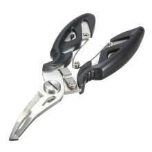(Black)Pinza tagliapane in acciaio inox con impugnatura per pescatore professionale