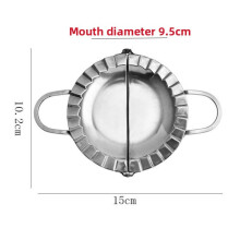 (9.5cm)304 Stainless Steel Dumpling Molds With Multi Size Design For Cooking Family