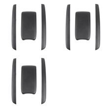 9x Armrest Box Protective Covers Carbon Fiber Car Central Armrest Decorative Modification for 10Th 2016-2019