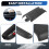 9x Armrest Box Protective Covers Carbon Fiber Car Central Armrest Decorative Modification for   10Th 2016-2019 9
