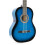 Beginners Acoustic Guitar Set with Gig Bag, Tuner, Strap and Strings Pack, Blue 9