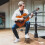 Beginners Acoustic Guitar Set, with Gig Bag, Tuner, Strap, Strings, Dark Natural 9
