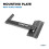 Vonyx WMS-02 Adjustable Speaker Bracket Set for PA DJ Monitors 25KG Capacity 3