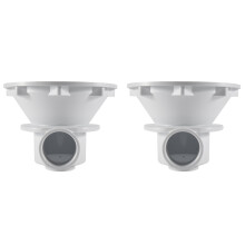 2X Cobertura de Dreno Principal de Piscina, Dreno de Piso de Dreno Principal de Piscina ABS 2 Polegadas de Drenagem de Entrada de água, Peças de