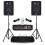 Power Dynamics Compact PA System for Band - 400W 4 Channel Mixer & Bluetooth 1