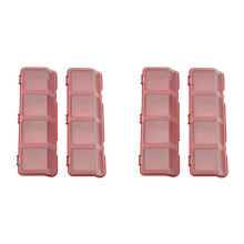 4X Screw Parts Box Storage Case Recycled Material 400.0g Red