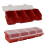 4X  Screw Parts Box Storage Case Recycled Material 400.0g Red 7