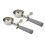 4Pcs 4oz Release Cookie Scoops Ice Cream Scooper with Trigger Release Portion Scoop Stainless Steel for Portion Control 6