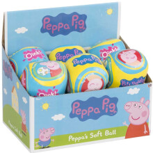 (Pack of 1) Peppa Pig Soft Ball Toy (8cm)