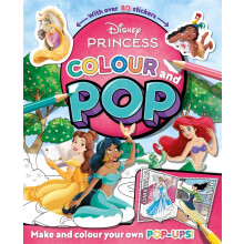 (1 Book) Disney Princess: Colour & Create A 3D Pop Up Princess Book
