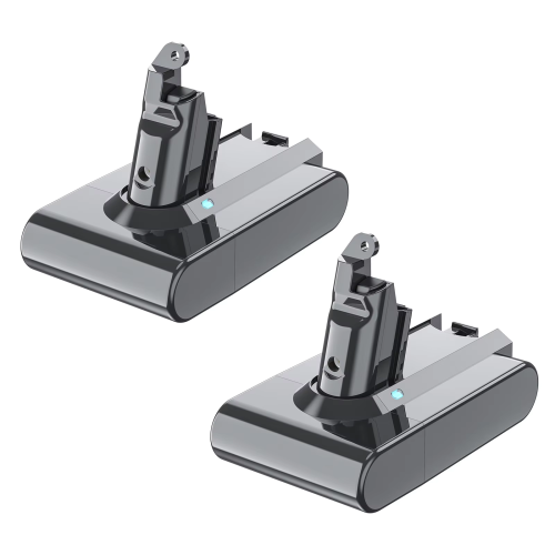 Batterie de rechange pour Dyson V6, 6000mAh, 21.6V, Lot de 2