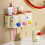 (2pcs)Toothbrush Cup Rack With Builtin Toothpaste Dispenser For Storage Bathroom 3