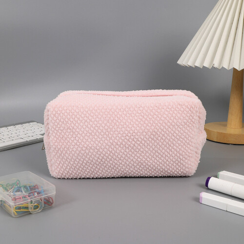 (Pink) Bag Pen Portable With Spacious Interior For Students And Workers Office Gift