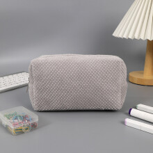 (Gray) Bag Pen Portable With Spacious Interior For Students And Workers Office Gift