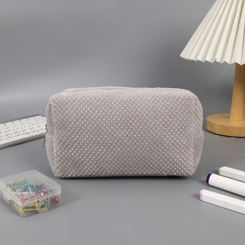 (Gray) Bag Pen Portable With Spacious Interior For Students And Workers Office Gift