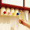 (Red Dispenser)Toothbrush Cup Wall Organizer With Magnetic Connection For Bathroom Decor 3