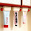 (Red Dispenser)Toothbrush Cup Wall Organizer With Magnetic Connection For Decor Bathroom 4