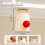 (Red Dispenser)Toothbrush Cup Wall Organizer With Magnetic Connection For Bathroom Decor 12