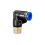 (Style2)Brass And Plastic Threaded Elbow Connectors For Fluid Transfer Plumbing Diy 2