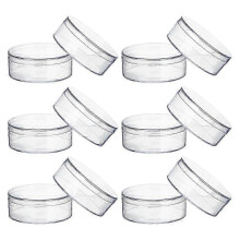 Round Candy Organizer Box for Party 48Pcs Clear Transparent Containers