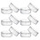 Round Candy Organizer Box for Party 48Pcs Clear Transparent Containers 1