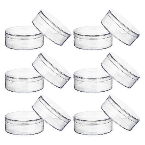 Round Candy Organizer Box for Party 48Pcs Clear Transparent Containers