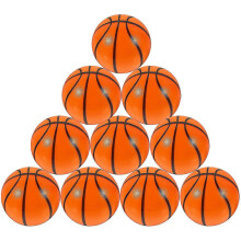 Birthday Cake Decorations 12Pcs Orange PU Basketball Decorations Party Photo Props for Party Decor