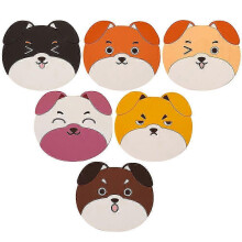 Thick Silicone Coasters For Tableware Protection Prevent Slipping Mats 10X9CM Practical Gift 6Pcs