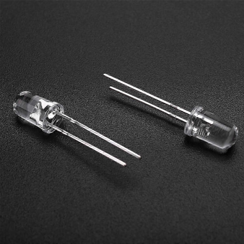 100 pcs Warm White LED Diode Lights DC 3V Bulb Lamps 1