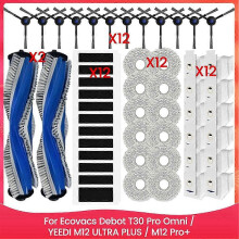 For Debot T30 Pro Omni for ULTRA PLUS Pro+ Main Side Brush Filter Mop Cloth Dust Bag Replacement