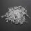 100 pcs Warm White LED Diode Lights DC 3V Bulb Lamps 5