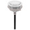Flushing Button Toilet Flush Replacement Parts Round Silver ABS For 1Set 1
