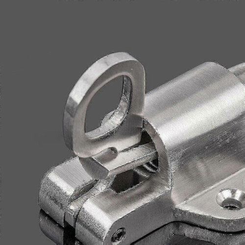 Stainless Steel Security Automatic Door Lock Spring Loaded Bolt Latch Set 1