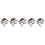 Antique Furniture Lock Classical Drawer Lock Secure Locking Light Brown 5 Sets 4
