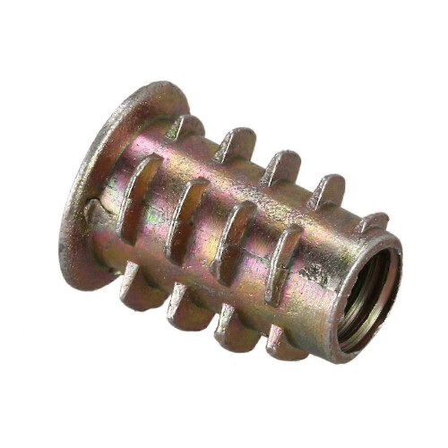 20 pieces M6x 15mm hexagon socket screw thread insert nut for wood 1