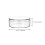 Round Candy Organizer Box for Party 48Pcs Clear Transparent Containers 5