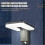 2Pcs Solar Outdoor Led Courtyard Wall Lamp with 3 Mode Waterproof Motion Sensor Security Lighting St 2