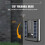 2Pcs Solar Outdoor Led Courtyard Wall Lamp with 3 Mode Waterproof Motion Sensor Security Lighting St 5