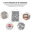 Plastic Embossing Stencil Folder for Decoration 2Pcs DIY Embossing Templates 2