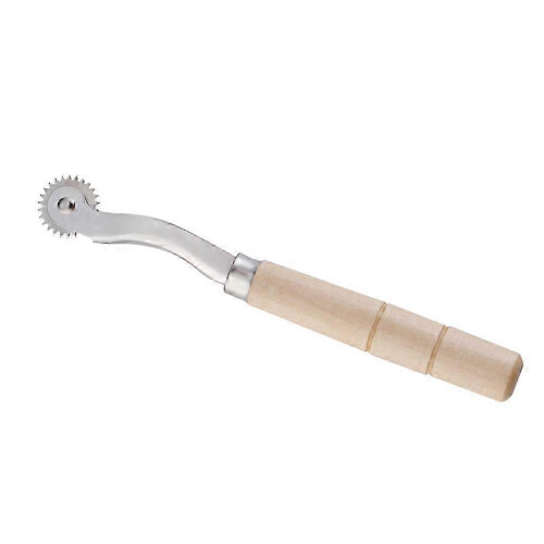 Scanning Line Wheel Wooden Handle Tailor Sewing Tool for Sewing 2Pcs 2