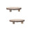 Rustic Cupcake Stand Wood Display Stand for Serving 2Pcs with Feet 3