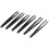 6PCS Tweezer Plastic Anti Static Tool Kit(Black) 5