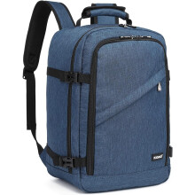 Kono Sac à Dos de Voyage, Polyester Imperméable, Bleu, L (55x35x20 cm)