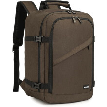 Kono Sac à Dos de Voyage, Polyester Imperméable, Marron, Taille L (55x35x20 cm)