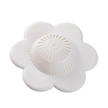 Flower Shape Bathtub Shower Drain Suction Cup Sink Hair Catcher Filter Strainer