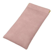 Glasses Bag Thickened Suede Stain-resistant Waterproof Soft Faux Leather Elastic Opening Auto Closur