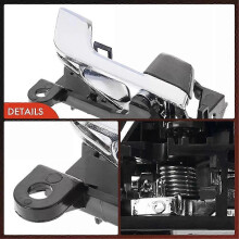 1Set/4pcs Front/Rear Inside Door Handle Pull Chrome+Black for 2008-2013 69205-20210 69206-20210-C0