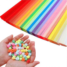 Folding Paper For Origami, Multicolor With Double Sided Design, Practice Sharing & Reduce Pressure By Crafting DIY Hand Art Crafts For Various
