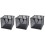 Laundry Basket Mesh Folding Hamper for Storage Use 3Pcs Set 2