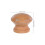 Wooden Cabinet Knobs for Drawer Pulls 20Pcs Round Wood Mushroom Style Handles 3
